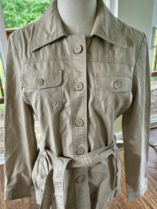 Willi Smith Jackets & Blazers - Willi Smith Beige Utility Jacket Medium